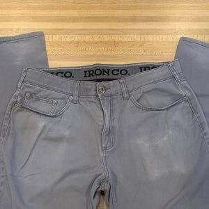 Men's IRONCO 32 X 30 Gray Jeans - Classic Straight Fit